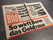 BILDzeitung 14.11.1975 November Geschenk Geburtstag 44. 45. 46. Bonn Stuttgart