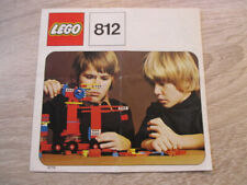 Lego® 812 Bauanleitung alter Technik-Baukasten, 1974, aus Sammlung, sehr selten