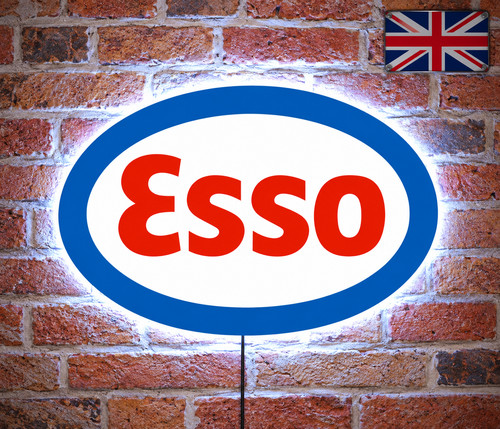 Esso tankstelle wandschild - esso,