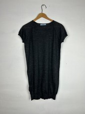 Prada Graues Kleid aus reiner