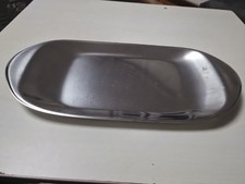 Servierplatte * edelstahl *