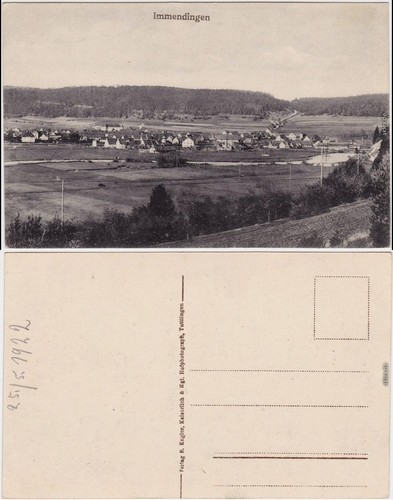 Ansichtskarte immendingen - ansichtskarte,