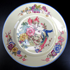 Rosenthal Porzellan Brotteller Serie Winifred Phönix Art Deco Paradiesvogel 15cm