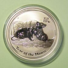Australien 1 Dollar Jahr der Maus 2008 (1 oz) Lunar II. in Originalkapsel