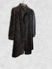 Peter Hahn Lamahaar Mantel, Gr. 46, Anthrazit