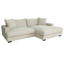 Ecksofa - pearl - Cord -