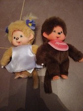 Monchichi Mädchen und Monchichi Junge