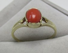 Eleganter 333er gold - ring, mit