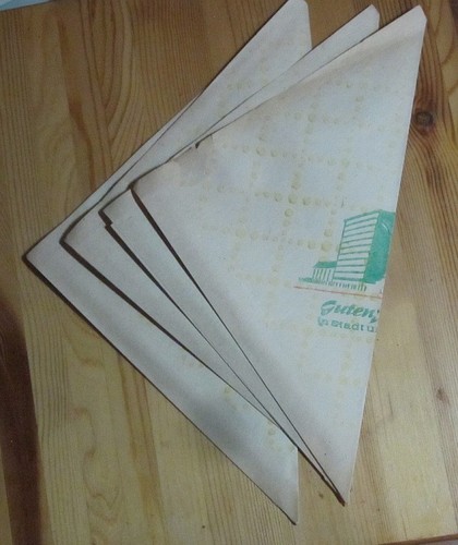 Ddr einkaufstüten dreickig - ddr,