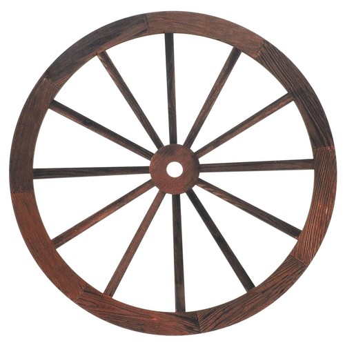 Rustikal wagenrad holz - rustikal,