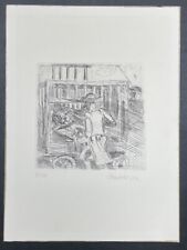 Harald Metzkes Radierung 1977