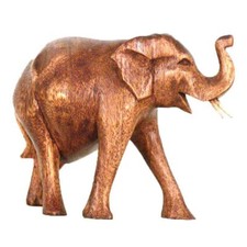 Elefant Holz Figur Skulptur