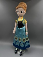 Disney Store Anna Frozen Die Eiskönigin Stoff Kuschel Puppe Plüsch Blumen 54 cm