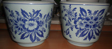 2 cm -Blumentöpfe/ Blumenübertöpfe- Holland- Handpained-Delft- 14 cm Durchmesser