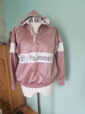 Hummel Trainingsanzug 90er Gr. 36 38 Vintage glänzend pastel rosa