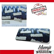 2x H&R Aufkleber 2,6x8cm - H und R Aufkleber, HR Tuning Sticker, Autocollant VAG