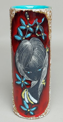 Vintage keramik vase san - vintage,