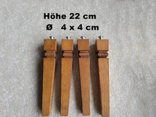 4x Konisch Holzbeine