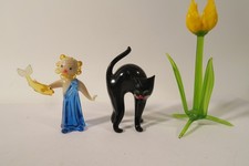 3 Glas Figuren Lauscha HU24