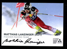 Matthias Lanzinger Original Signiert Paralympische Spiele + A 239645