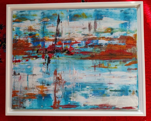 Gemälde abstrakt unikat - gemälde, acryl