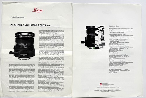 Leitz leica super - leica, pc-super-angulon-r
