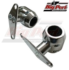 Springer Gabelbein Front End Schutzblech Fender Befestigung Halterung Klemme Kit Chrom 1"