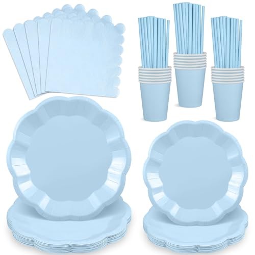 Partygeschirr set beige 125 - set,