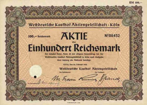 Kaufhof galeria 1943 köln - 1943,