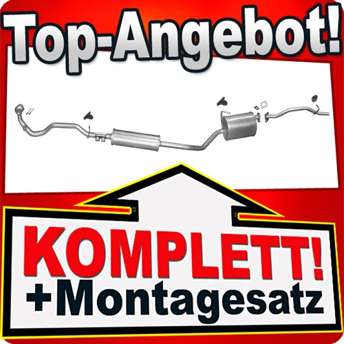 Auspuff für daihatsu - daihatsu, sirion