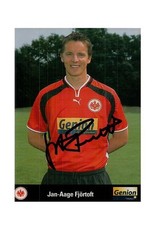 Jan Aage Fjörtoft - EF,Norwegen - Original signierte Autogrammkarte
