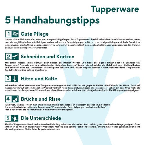 Tupperware großer teigschaber - tupperware,