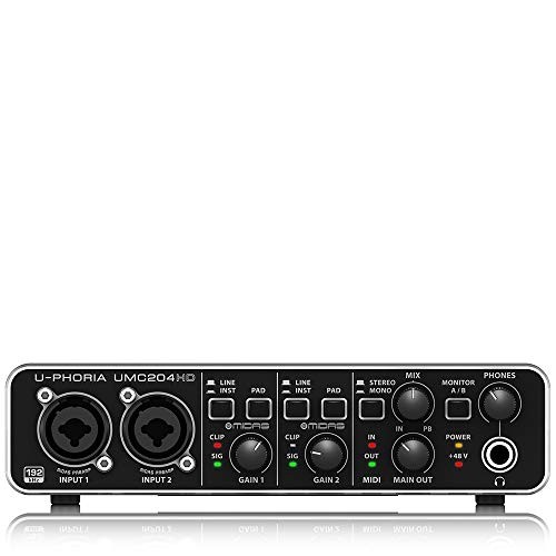 Behringer umc204hd audiophile - behringer,