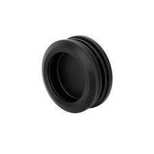 Muschelgriff Edelstahl Schwarz Einlassgriff Griffmuschel Griffmulde Glastürgriff