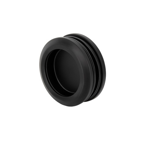 Muschelgriff edelstahl schwarz - muschelgriff,