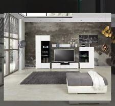 anbauwand weiß hochglanz