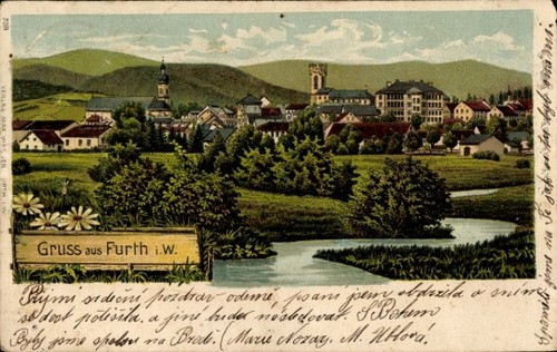 Furth wald oberpfalz - ak, im