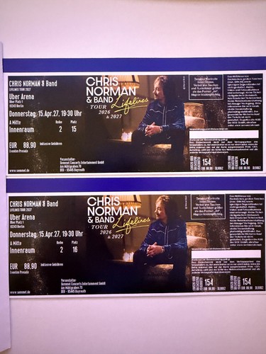 Chris norman tickets - norman, berlin
