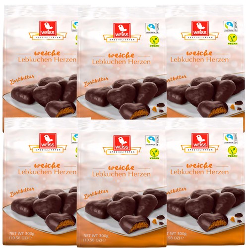 Weiss 300g braune lebkuchen - 6x,