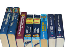 8 x TKKG Bücher Sammlung Sammelbänder/ Sonderbänder /Doppel- Bänder- Stefan Wolf