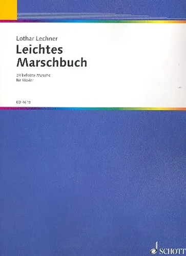 Leichtes marschbuch klavier - leichtes,