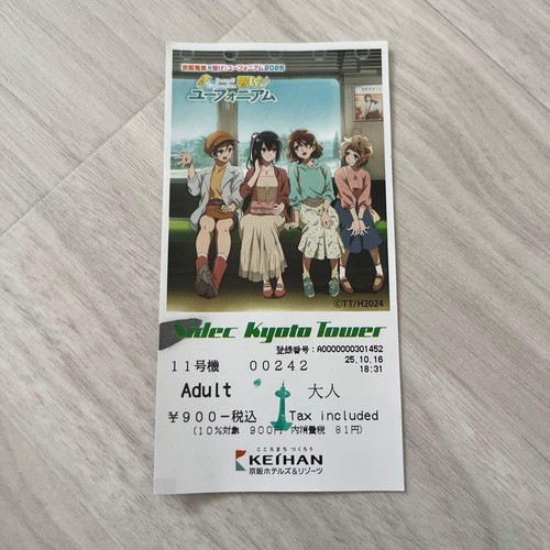 Sound euphonium kyoto tower - kyoto,