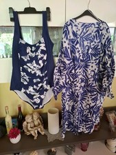 Badeanzug Set mit passender Strandtunika in Gr.46  Superschön