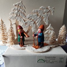 Erzgebirge Ratags Tischschmuck, Winter 18,8 x 24,5 x 11,7 cm. Zustand siehe Foto