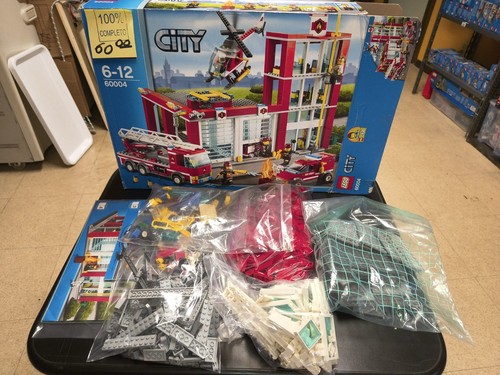 Lego city 60004 feuerwehrhaus - lego,