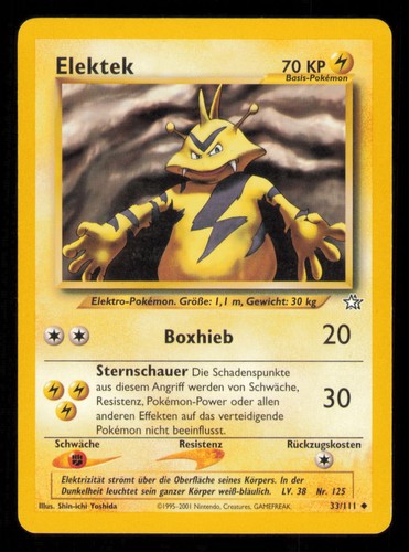 Pokemon elektek 111 neo - pokemon,