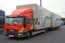 LKW Foto Iveco EuroCargo Pritschen-LKW/Tarpaulin Slowenien rot IVECO AVTO #b5yh