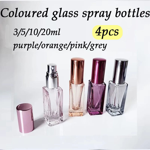 Bunte mini glas parfüm spray - bunte,
