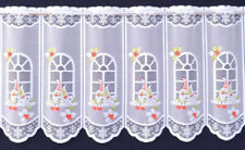 Weihnachtsgardine 2 Breiten Küchen Scheibengardine Wichtel Gnome Zwerge Gardine