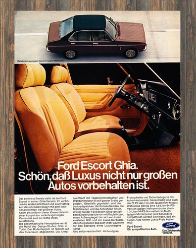 Ford escort ghia - '75,
